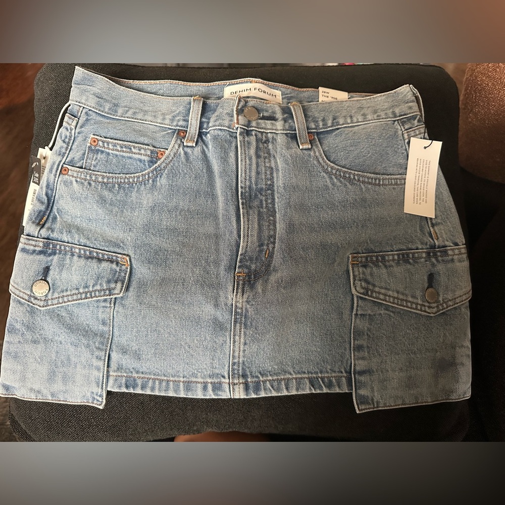 Aritzia Denim Mini Skirt